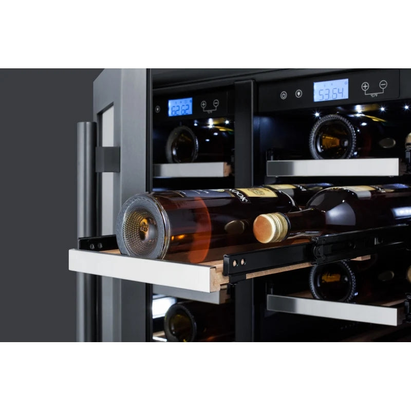 Summit SWC24GKS Wine Cooler (24 Inch 42 Bottle Capacity) Shelves